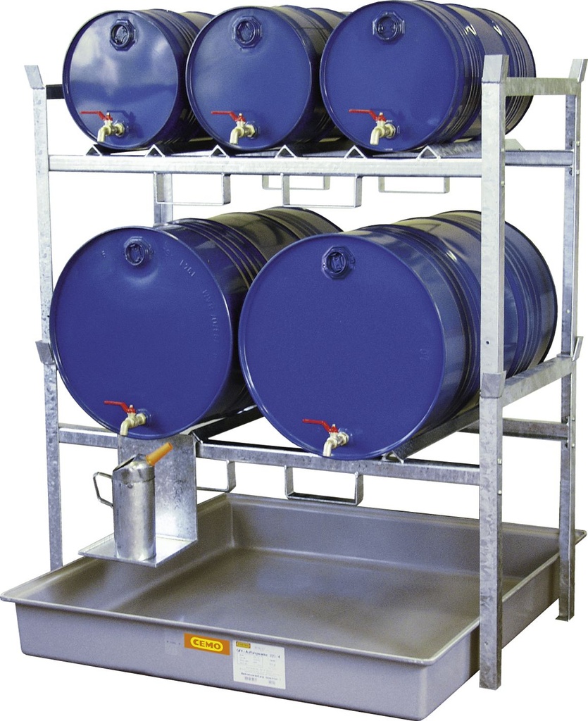 Statinių stelažas 800 su statinių atramomis 2 × 200 ir 3 × 60 (7672, CEMO)