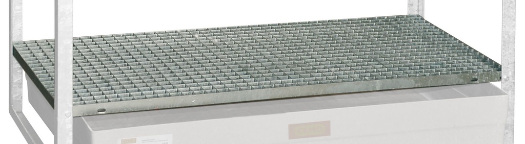 Plieninės grotelės 1300x620 statinių stelažui 360 tipo 6817, CEMO