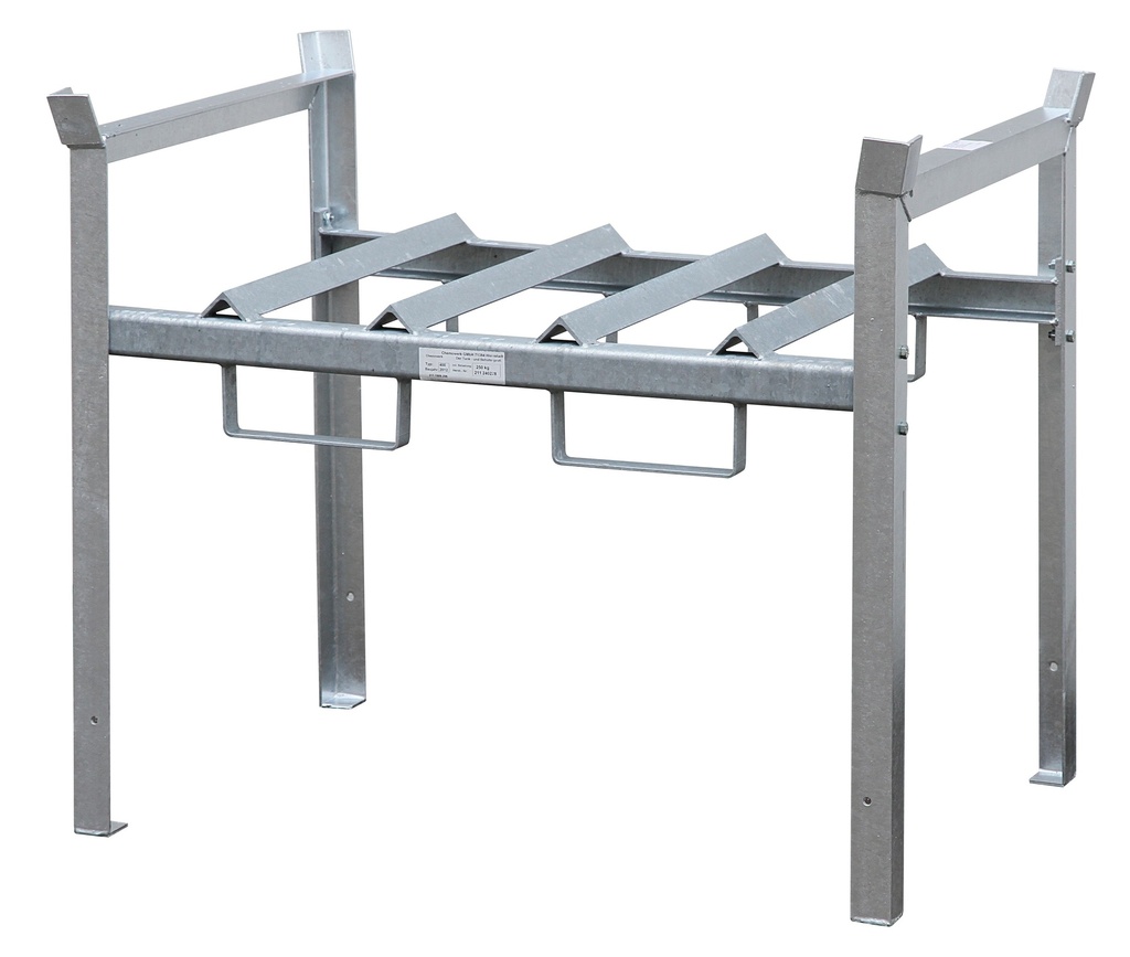 Storage level with barrel **** support for drum rack type 400, CEMO (8326)