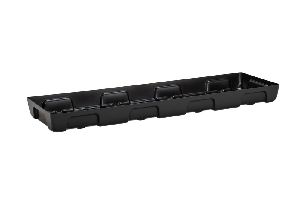 PE small spill tray 13/4 without grating, 28 l, 130 x 40 x 10 cm, CEMO (11735)