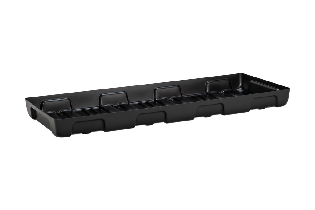 PE mažas surinkimo padėklas 13/5 be grotelių, 36 l, 130 x 50 x 10 cm 11737, CEMO