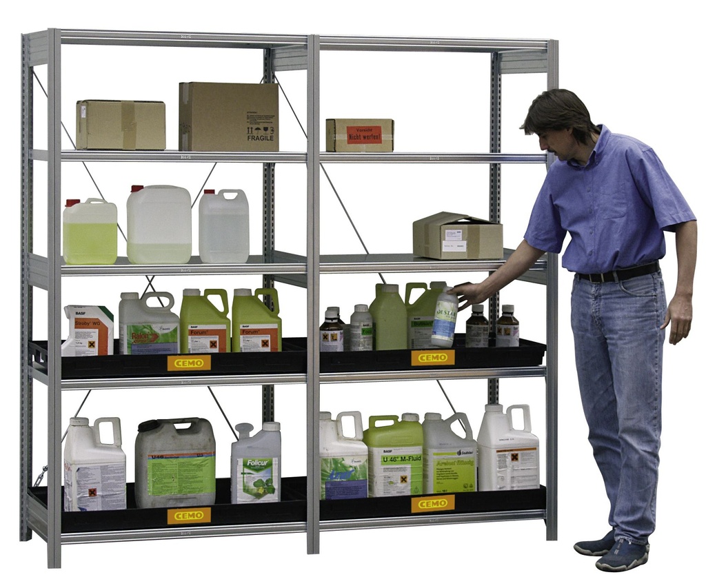 Expansion rack 10/20 with PE collection tray **** 8092, CEMO