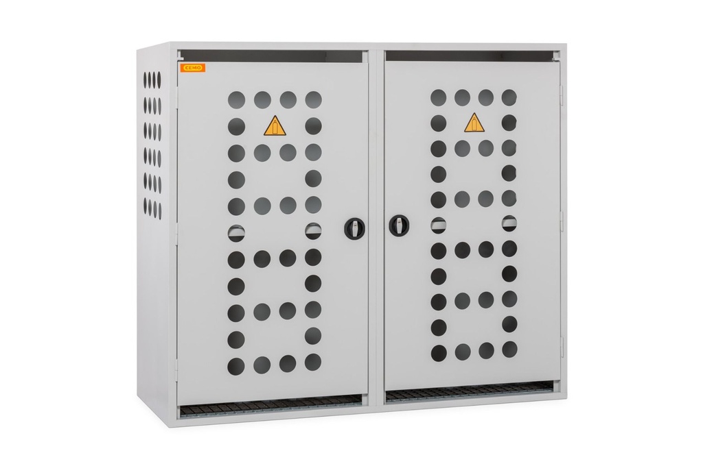Two-door gas cylinder storage depot (11879, CEMO)