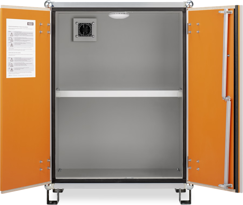 Battery storage cabinet 8/10 with stackable feet (BMA), CEMO (11886)