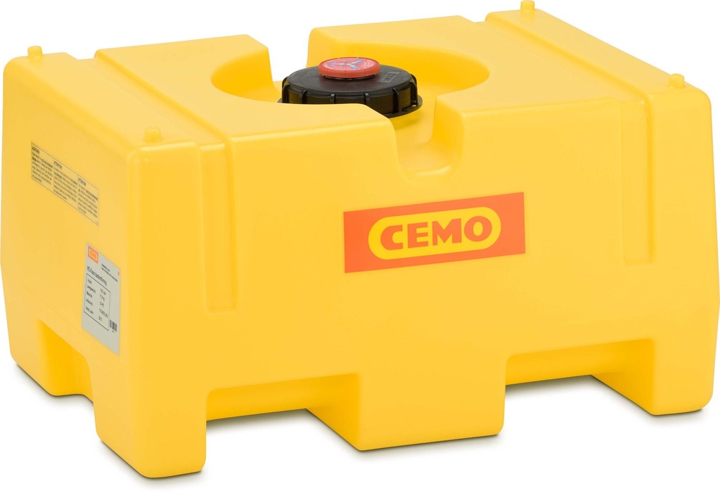 Rectangular (box) tank, PE, 125 l, CEMO (10095)