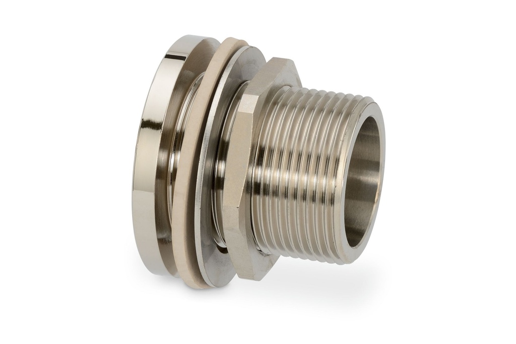 Įsukama sriegio jungtis 1 ¼″, žalvarinė nikeliuota (1399, CEMO)