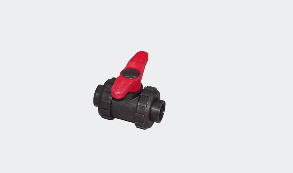 Plastikinis rutulinis vožtuvas PVC, 3 col. (6430, CEMO)