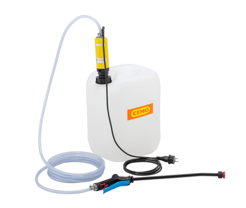 Canister sprayer with 20 L canister and spray lance, 230 V, CEMO (7898)