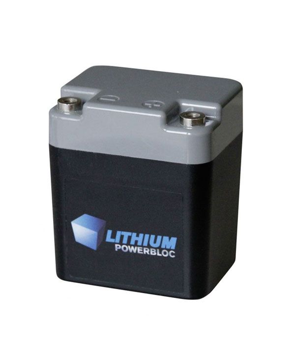 Lithium-iron phosphate battery (LiFePO4), 13.2 V - 3.3 Ah, CEMO (10602)