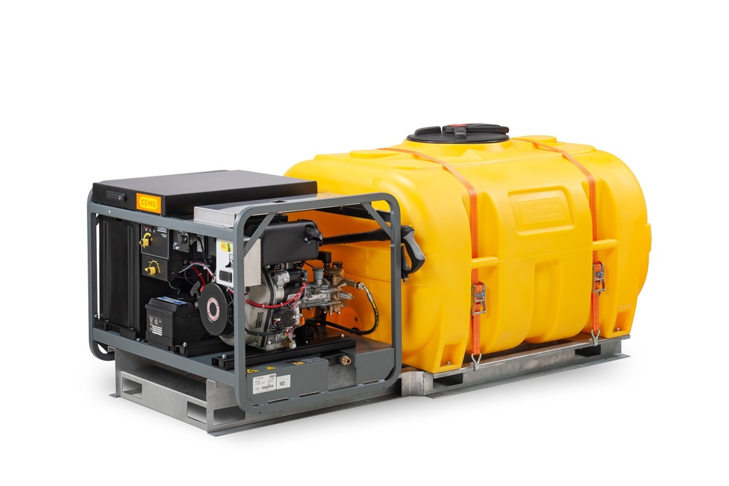 Mobilā tīrīšanas un nezāļu apkarošanas sistēma MCS 1000 HD 1000 l, CEMO (11315)