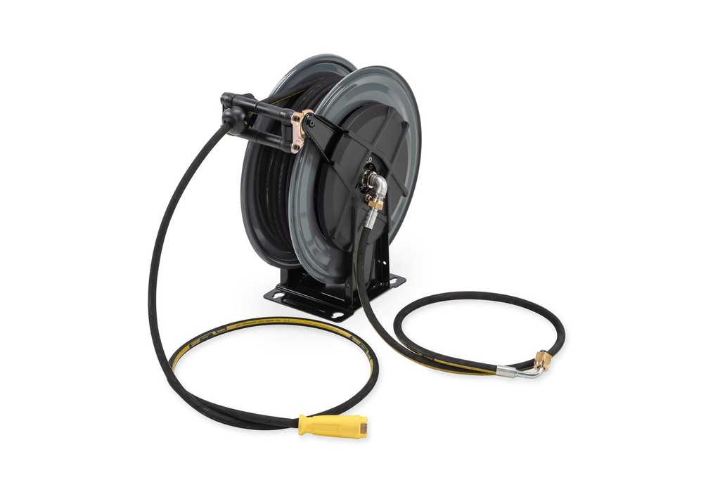 Hose reel with 20 m of high-pressure hose DN8 40 MPa, CEMO (11317)