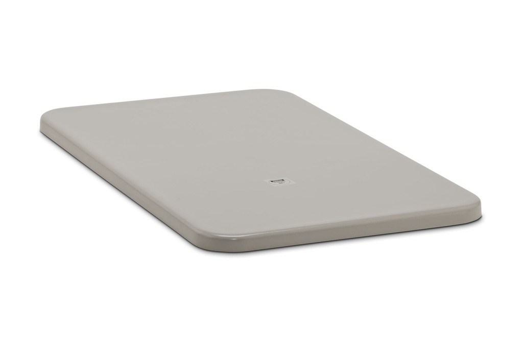 Flat lid 300 l, grey, CEMO (1170)