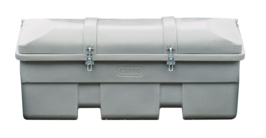 Vehicle box 750 l, PE, grey (7841, CEMO)
