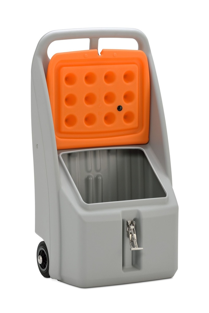 Go-Box 70L grey/orange with latch, CEMO (11285)