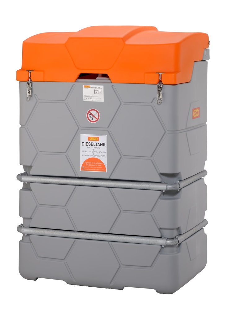 CUBE 1000 l dyzelino bakas, lauko, Premium Plus 20 SIM (11320, CEMO)