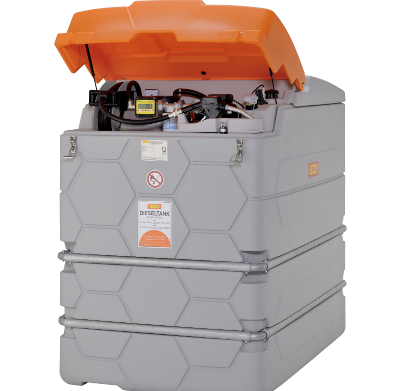 CUBE 1500 l dyzelino bakas, lauko, Premium Plus 20 SIM (11321, CEMO)