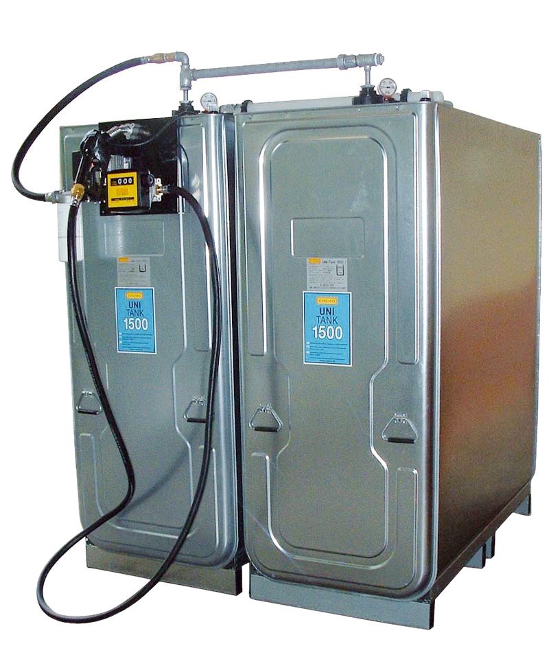 Dyzelino pildymo stotis UNI 1500 l su elektriniu siurbliu, 2 vnt. (8822, CEMO)