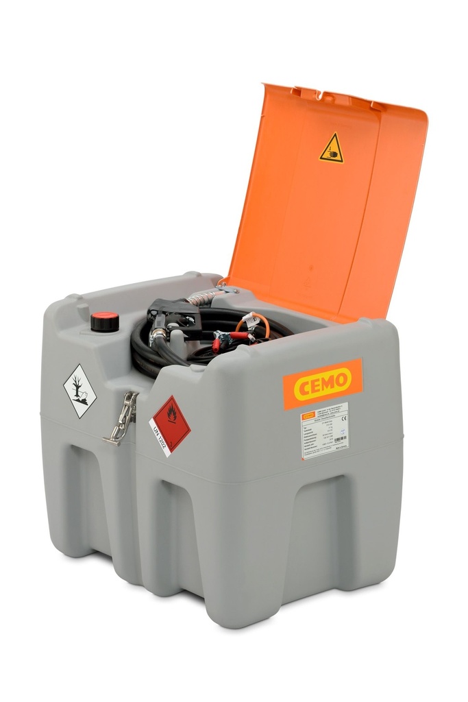 DT-Mobil Easy 210 l diesel tank with CENTRI SP30 pump (30 l/min), nozzle and lid (10981, CEMO)