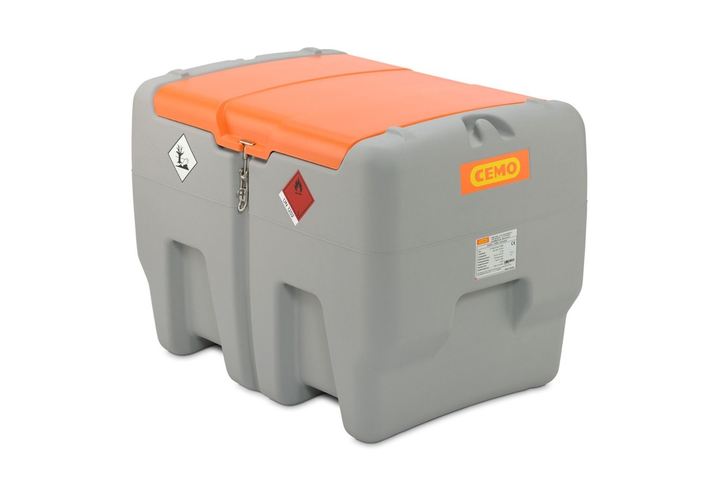 DT-Mobil Easy 440 l diesel tank (CAS Cematic 3000, 18 V) with hinged lid, without charger/battery (11686, CEMO)