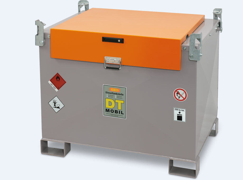 DT-Mobile PRO 440 PE generator tank with 2 connections with quick-coupling (1 x flow, 1 x return) 11378, CEMO