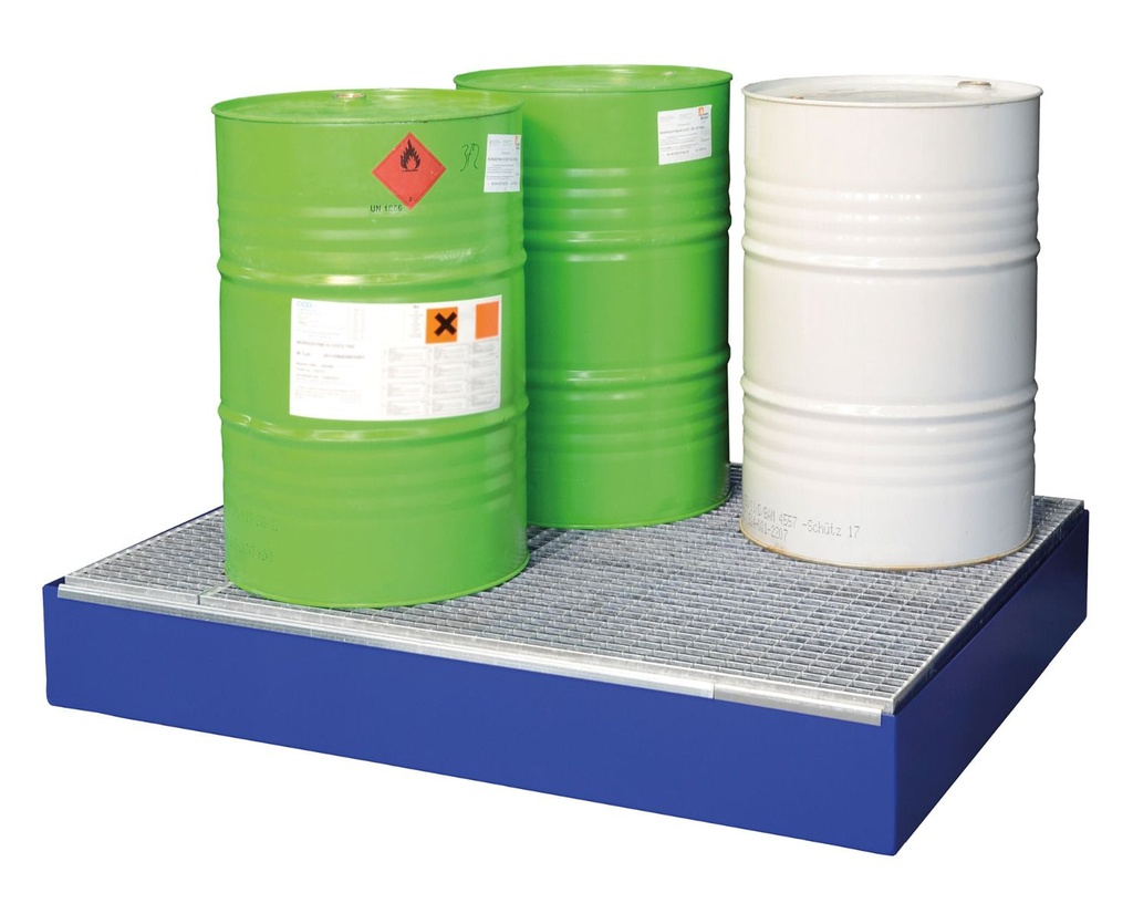 Sump pallet SW4, without feet, with grating, painted, CEMO (11212)