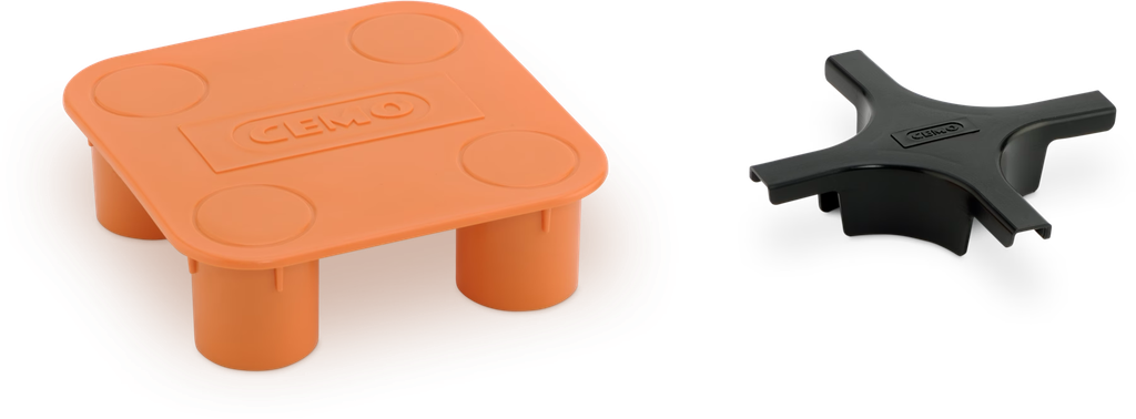 Cross connector set for PE surface protection elements HD (10723, CEMO)