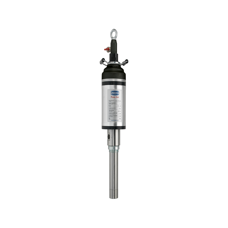 Nerūdijančio plieno pneumatinis siurblys Power Bull, santykis 16:1, PTFE tarpinės, našumas 15 l/min (1083, FLEXBIMEC)