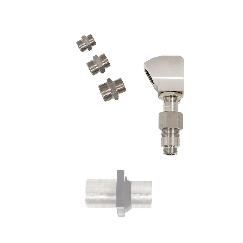 90° elbow AISI 304 stainless steel, 1/4" BSP (M), ø12 mm (1192, FLEXBIMEC)