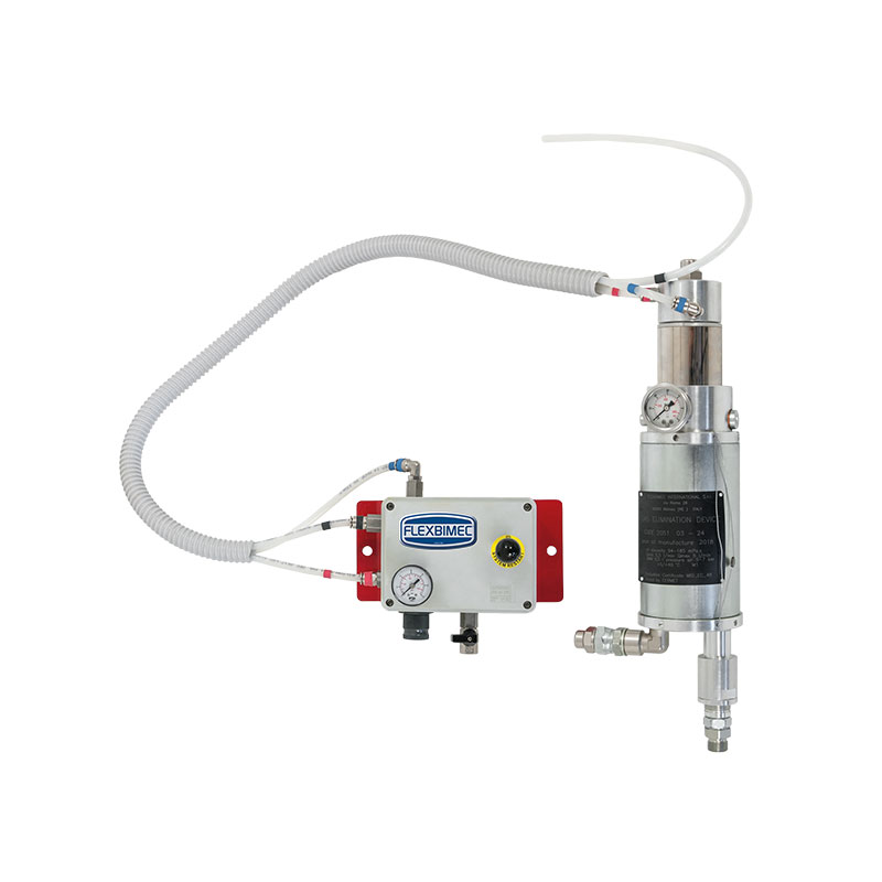 Automatic air trap (deaerator) device with pump-stop system, 12/24 Vdc or 230 Vac (2051, FLEXBIMEC)