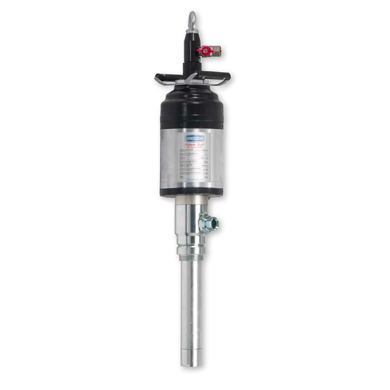 Pneimatiskais sūknis augstas viskozitātes eļļām "Power Bull" sērija - saspiešanas attiecība 16:1 - vienpusējas darbības, uz sienas montējams (2056, FLEXBIMEC)