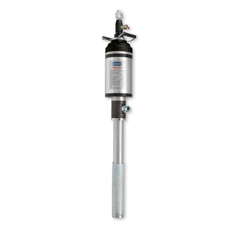 Air operated pump for high viscosity oils "Power Bull" series - compression ratio 6:1 - double acting, wall mounted 2092, FLEXBIMEC