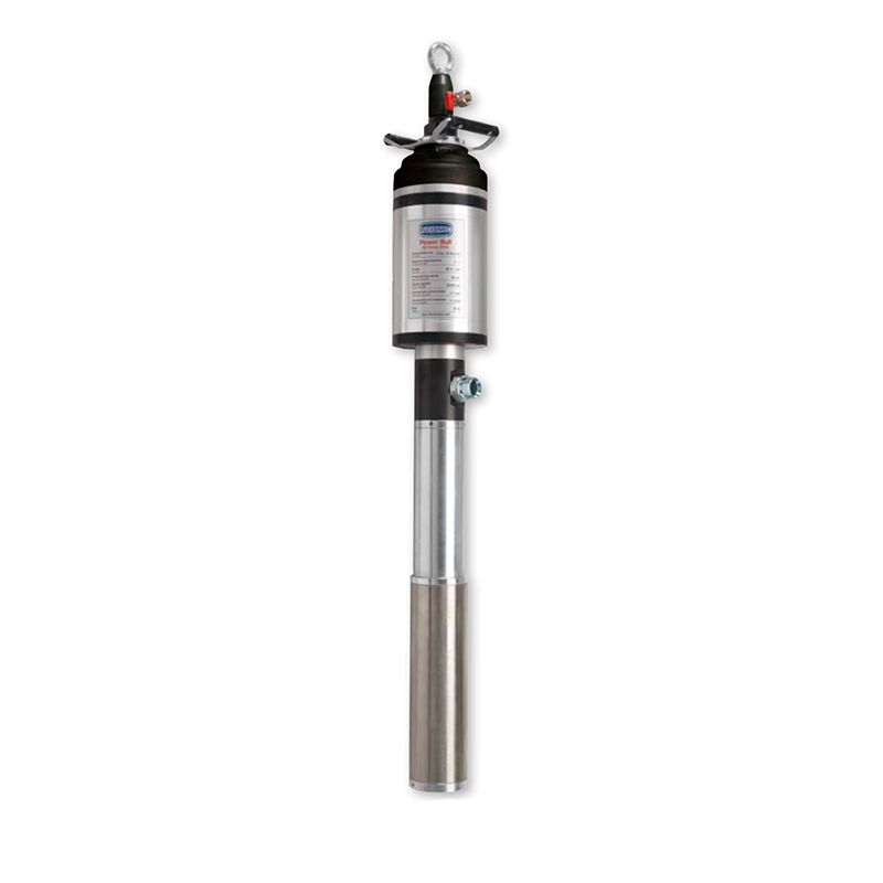 Air operated pump for high viscosity oils "Power Bull" series - compression ratio 3:1 - double acting, wall mounted, FLEXBIMEC (2093)