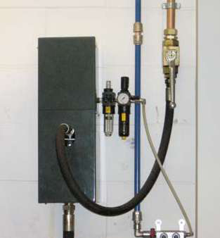 Steel silencer cover for wall mounted air operated pump (2210, FLEXBIMEC)
