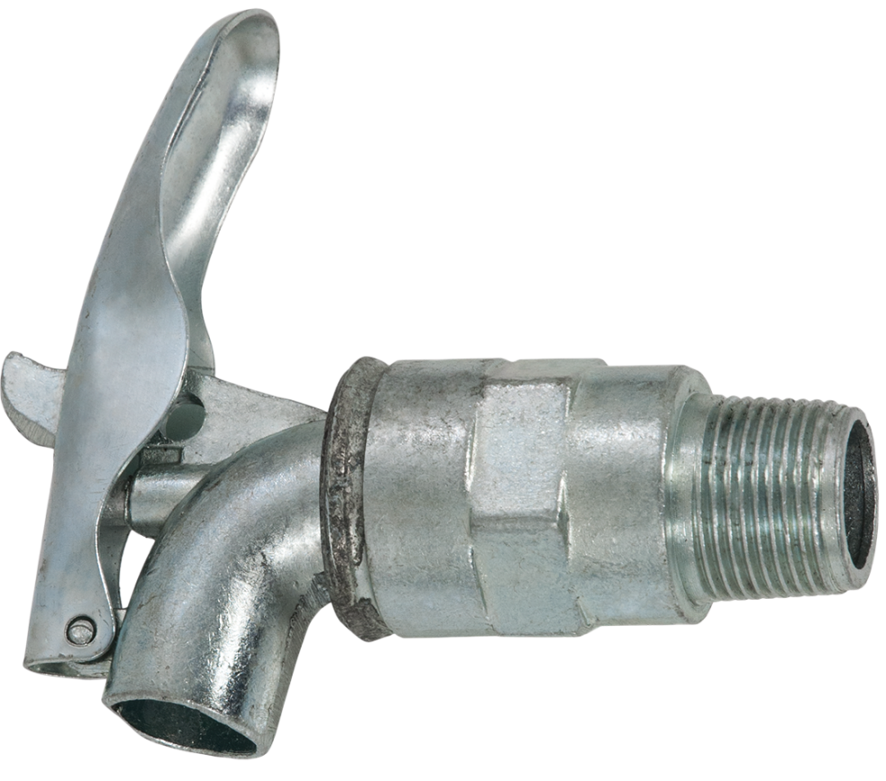 Zinc plated gravity cock with 3/4″ BSP (M) connection (2271, FLEXBIMEC)