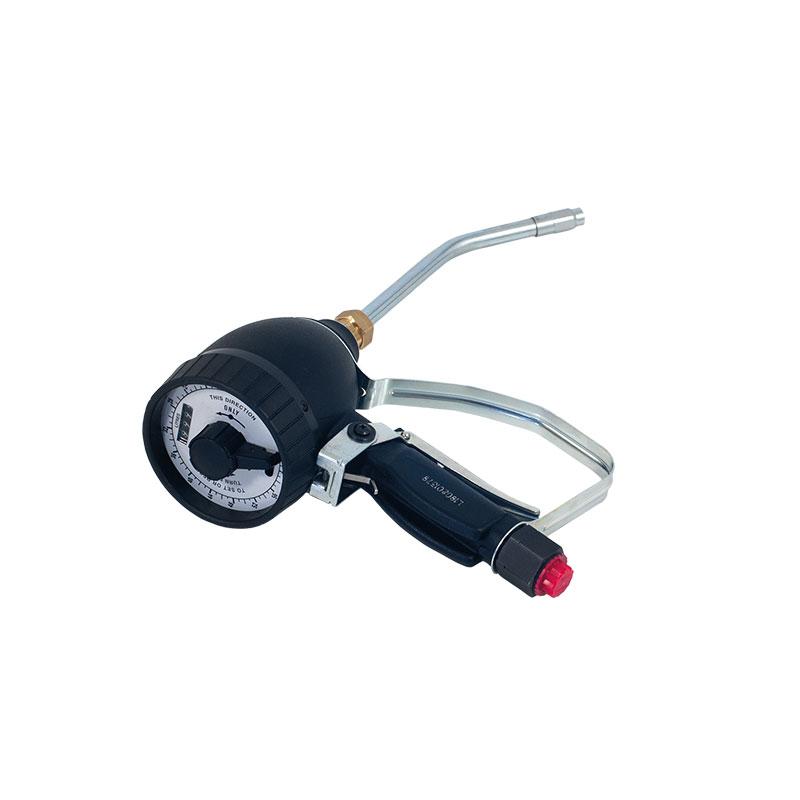 Mechanical meter with oil pistol handle, preset 0-60 l, connections 1/2 in. BSP (M) (2508, FLEXBIMEC)