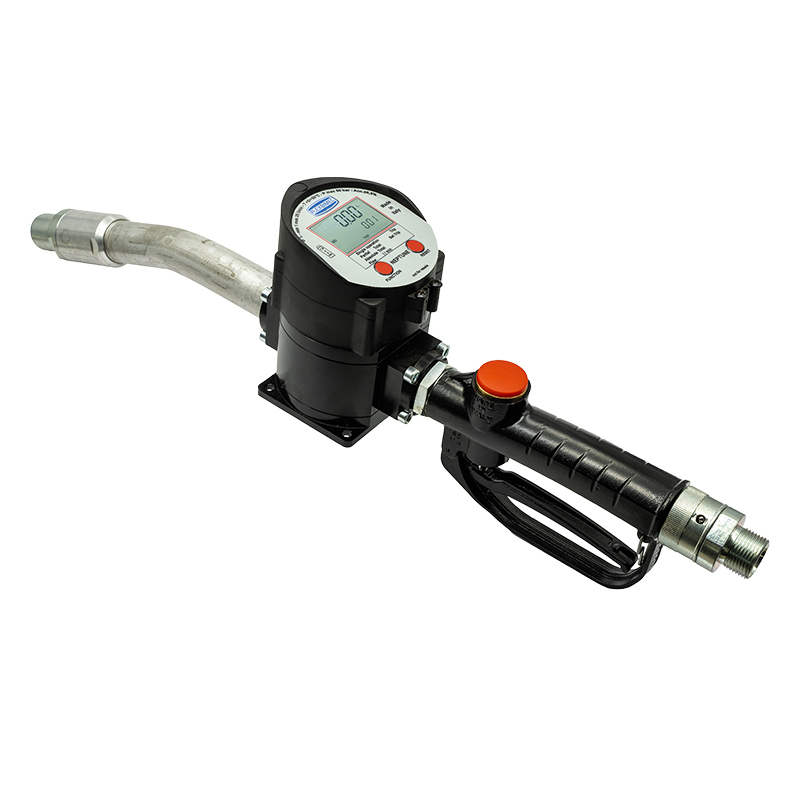 Electronic oil flow meter "Oil Neptune HFlow" with rigid outlet, 3/4" BSP (M) connection, Flexbimec (2634, FLEXBIMEC)