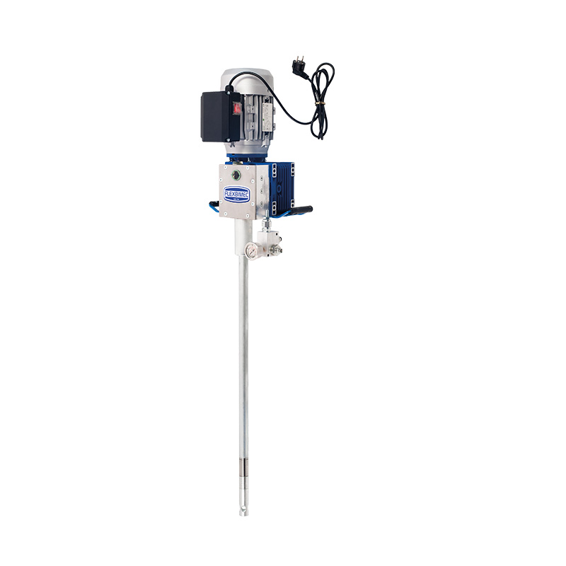 230 Vac elektrinis tepalų siurblys, skirtas 50 Kg statinės, suspaudimo santykis 7.5:1 - našumas 1200 g/min, FLEXBIMEC (4093/50)