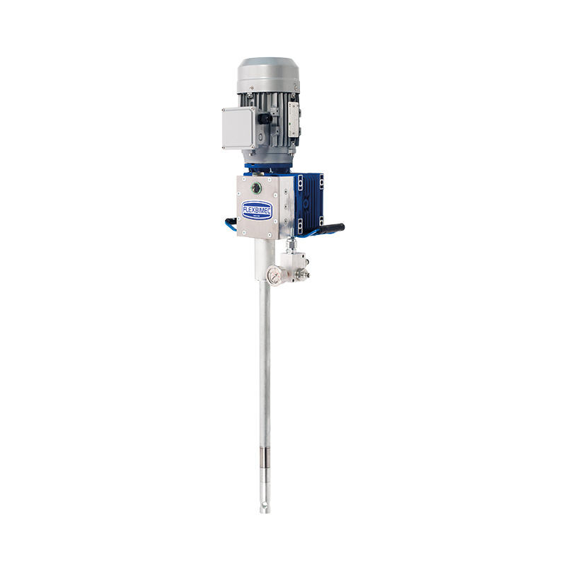 400 V electric grease pump for 18–25 kg drum, 1200 g/min (4096/20, FLEXBIMEC)