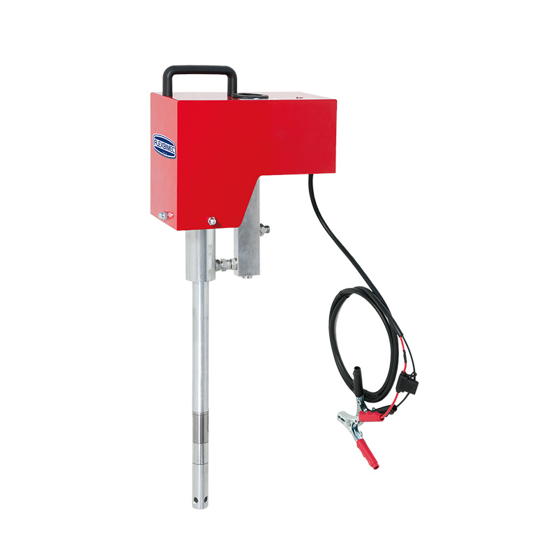 12 Vdc pārnēsājams elektriskais ziežsūknis 50 kg mucai, 20:1, 100 g/min (4099/50, FLEXBIMEC)