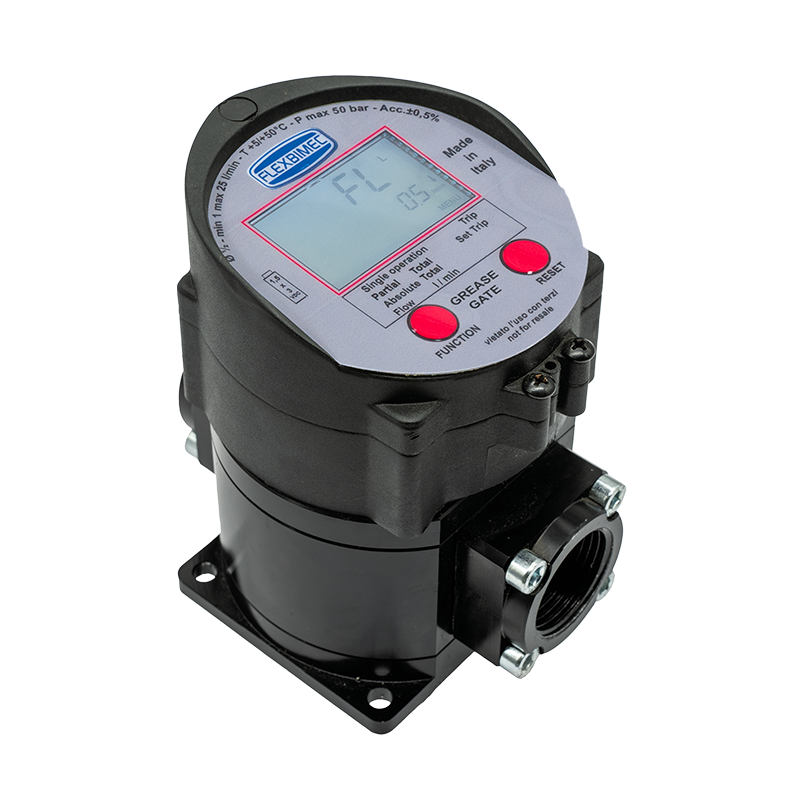Elektroninis tepalo srauto matuoklis „2TT - GREASE NEPTUNE 3/4“ dideliems kiekiams, įmontuojamas, jungtis 1" BSP (F), RF CONNECT, Flexbimec (4295/RF, FLEXBIMEC)