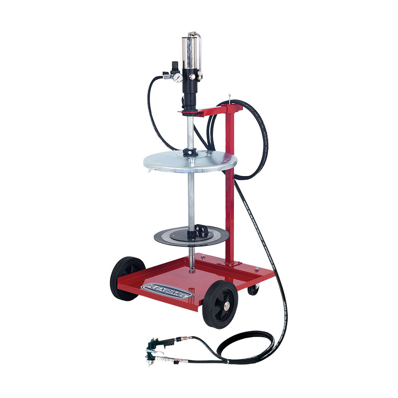 Mobils pneimatiskais smērvielu izsmidzināšanas komplekts 50 kg mucām (4997/60, FLEXBIMEC)