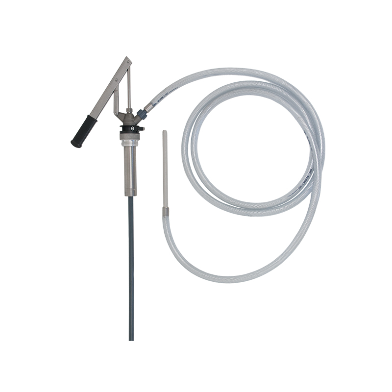 Stainless steel manual pump for urea fluid with 4 m flexible hose and rigid filling pipe (5496, FLEXBIMEC)