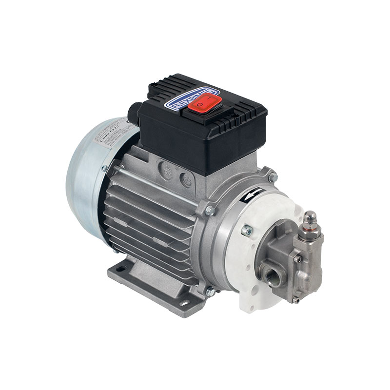 Elektriskais sūknis 230 V AC eļļas pārsūknēšanai, ROTOPUMP sērija, caurlaide 10,5 l/min pie 5–20 bar, Flexbimec (6122, FLEXBIMEC)