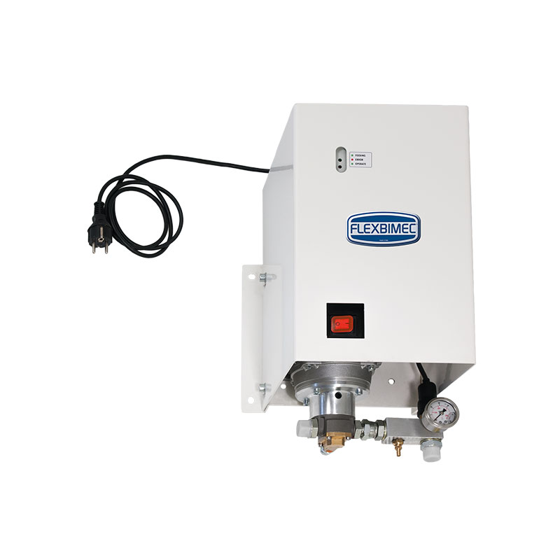 Sustiprintas elektrinis krumpliaratinis alyvos siurblys 230 V, 10,5 l/min, 5-20 bar, su slėgio jungikliu, uždara serija (6141/C, FLEXBIMEC)