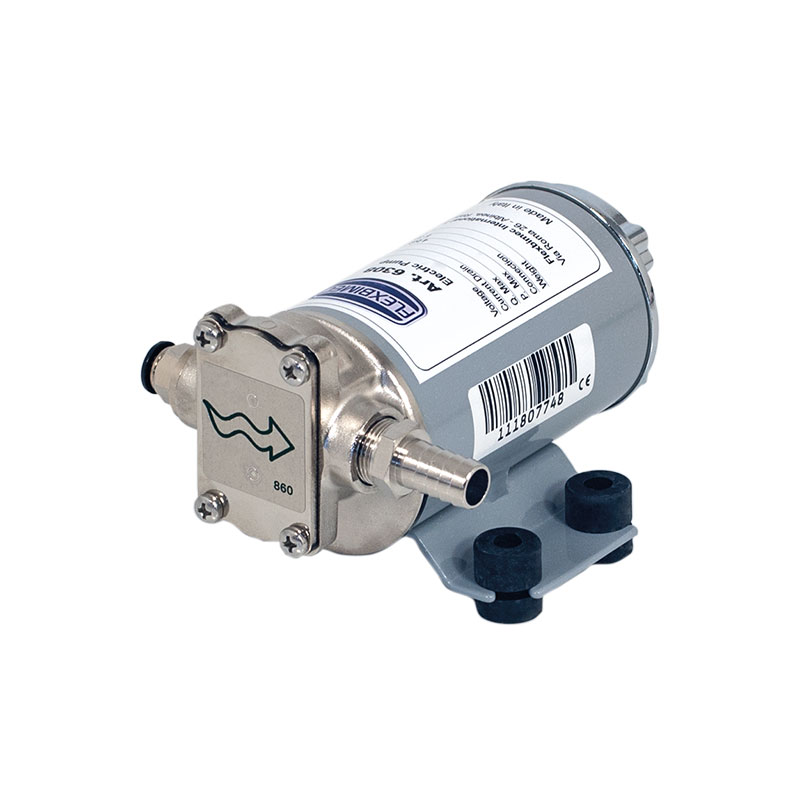 Elektriskais zobratu sūknis 24 V DC eļļas dozēšanai, caurlaide 5,5 l/min, Flexbimec (6308, FLEXBIMEC)