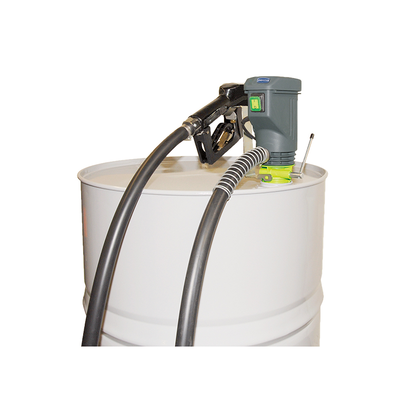 Elektriskais dīzeļdegvielas pārsūknēšanas komplekts 230 V AC ar pēdas filtru, padeves šļūtene Ø3/4" 4 m, automātiskais uzgalis, padeve 38 l/min, Flexbimec (6773, FLEXBIMEC)
