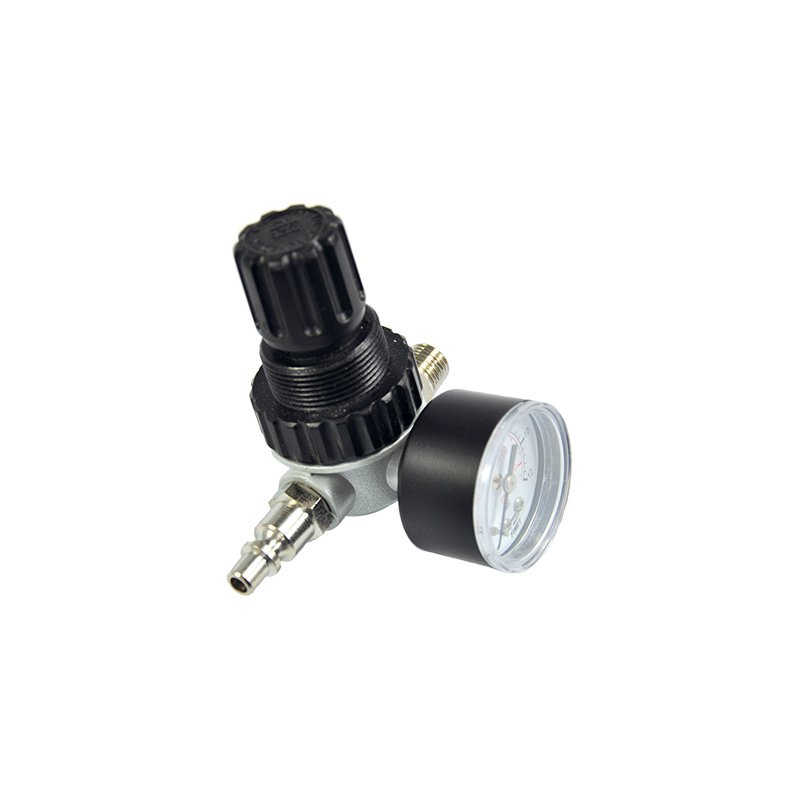 Pressure regulator with gauge, adjustment 1-8 bar, 1/4 BSP connections (7200, FLEXBIMEC)