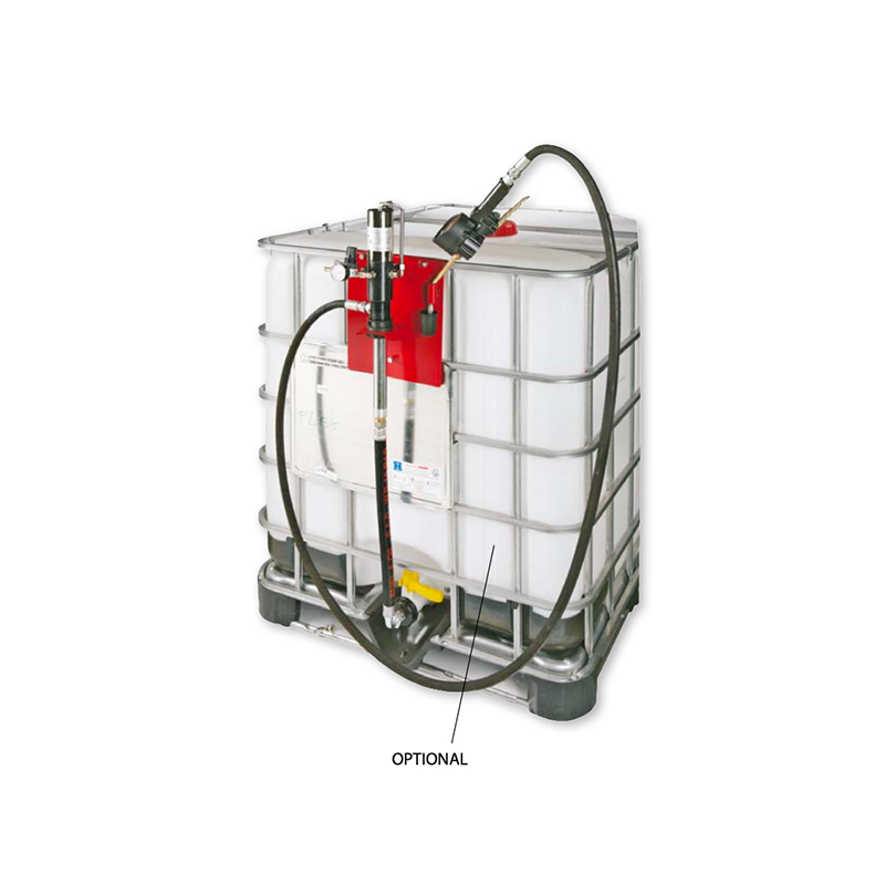 Pneumatic oil kit with bracket for 1000 l steel stocking tank with 5:1 oil pump, FLEXBIMEC (8208)