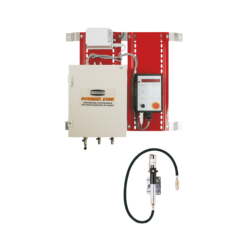 Dosamix kit suitable for manage one fluid with water. Concentrations 0.5/50%, FLEXBIMEC (8403)
