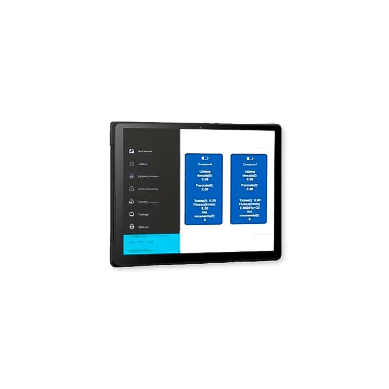 Easy Tablet – šķidrumu apgādes un rezervju datu pārvaldībai (bez svītrkoda un QR koda lasītāja), Flexbimec (8741/RF, FLEXBIMEC)